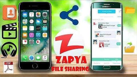 How to connect iphone to android zapya [HINDI]