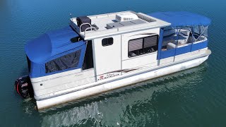 2006 Suntracker 32 Party Cruiser (Trailerable) Pontoon Houseboat - SOLD!