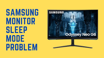 Hoe het probleem met de slaapstand van een Samsung-monitor op te lossen | Samsung-monitor komt ni...
