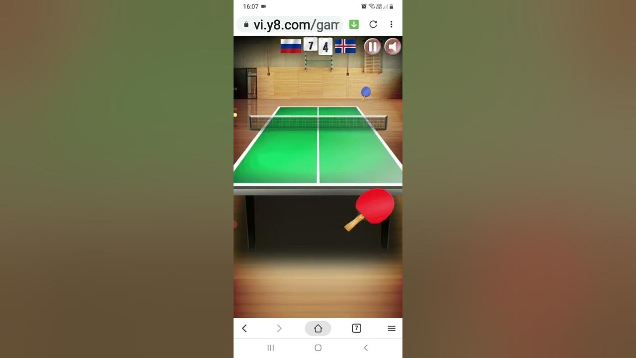 Table tennis world tour y8 games Russia vs Findland 1/6 cup YouTube