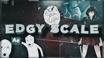 EDGY SCALE + SHAKE TUTORIAL IN 2025 😭😭l AFTER EFFECTS