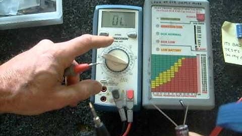 How to test capacitors