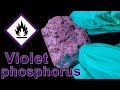 Violet violent phosphorus explodes on impact