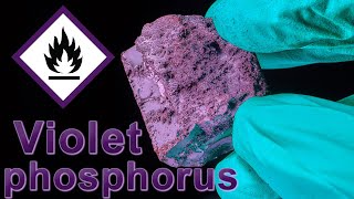 Violet violent Phosphorus EXPLODES on impact