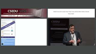Authentic Assessment in Computer Science: Projects, Teams... Dr. Thomas Staubitz (CSEDU 2026)