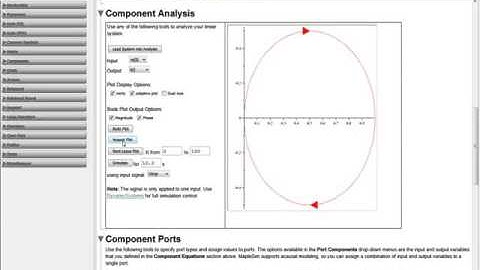 MapleSim: Demonstration of equation-based custom components
