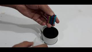 Magnetic Balls 5mm Colorful 6 Colors BuckyBalls 216 Balls Set Magic Bead 3D Puzzle