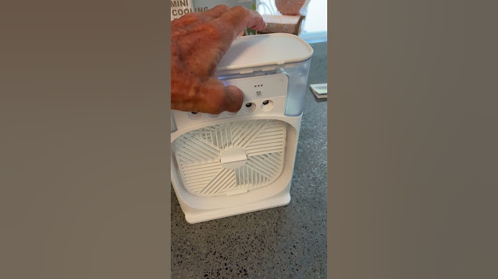 How to use the Mini Cooling Fan