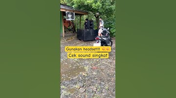 Cek sound STV Electronik #shorts #soundsystem #soundhoreg #clarity