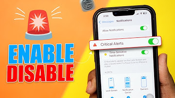How to Enable/Disable Critical Alerts in Messages on iPhone | Manage Critical Alerts on iPhone