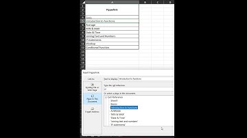 Excel Hyperlink -  Excel Tips and Tricks #shorts