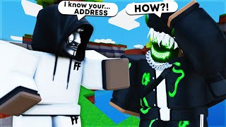 TROLLING My LITTLE BROTHER As A HACKER.. (Roblox Bedwars)