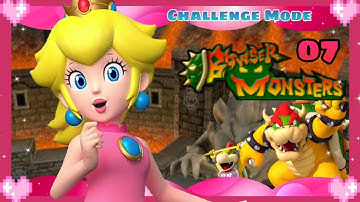 💗 Mario Super Sluggers (Challenge Mode) vs Bowser jr. and Bowser - Peach Gameplay 💗