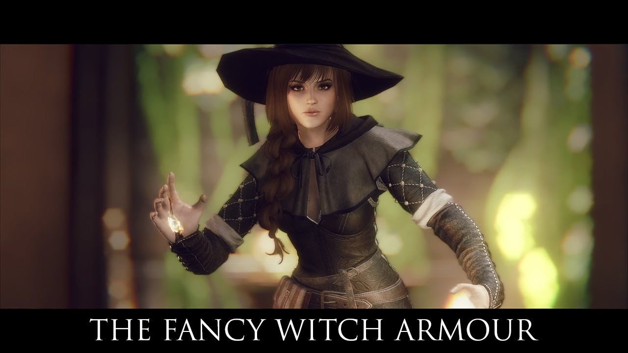 TES V - Skyrim Mods: The Fancy Witch Armour by Elianora - YouTube