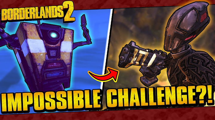 The HARDEST Challenge In Borderlands 2 Nearly Broke Me...
