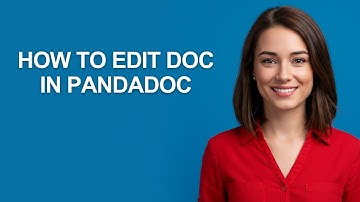 How to Edit Doc In Pandadoc - AshleyHowTo