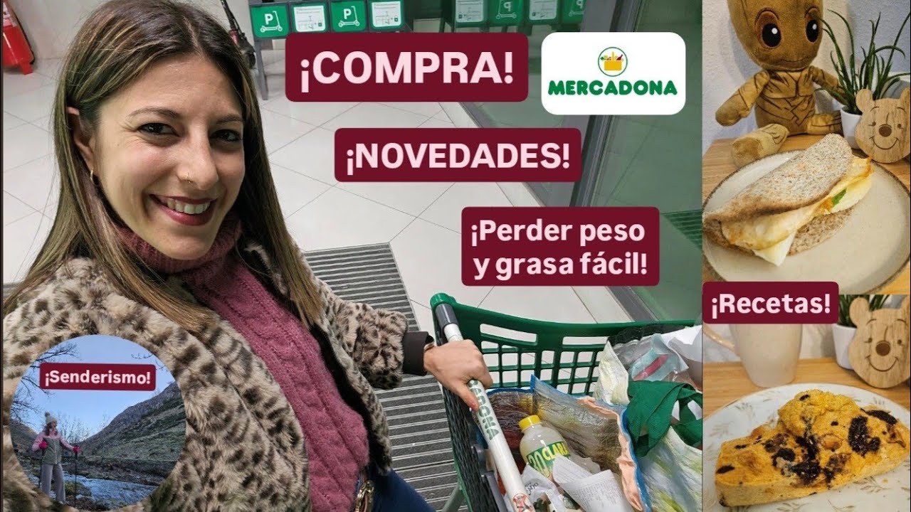 COMPRA SALUDABLE y NOVEDADES de MERCADONA🛒Ideas RECETAS rápidas y fáciles😋Dieta PERDER PESO y GRASA🔝