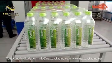 Rinsing Filling Capping machine for water plant | Automatic web sealer | group packing shrink tunnel