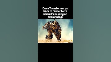 Can a Transformer go back to carrier from when it’s missing an arm or leg?#transformers #movie #fry