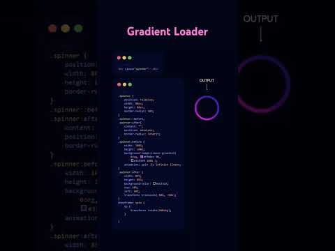 Animated Gradient loader