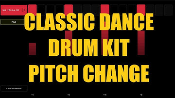 Roland Zenbeats - Tutorial: Part 20, Classic Dance Drum Kit, Pitch Change