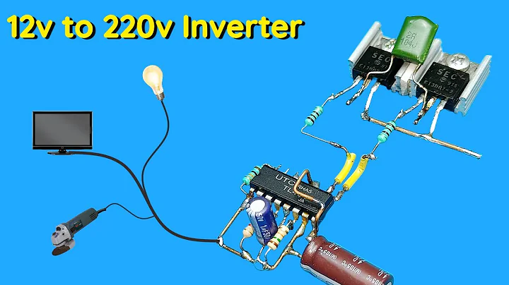 How to Make 12v to 220v Inverter at Home | Using 13007 |