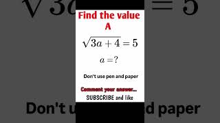 Solve this harse question😱 ||#maths #braintestsolution #question #mathpuzzle #trending #education