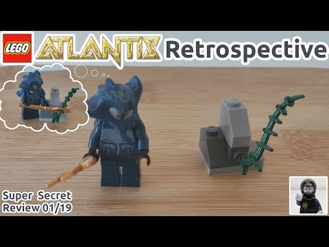 YouTube thumbnail: LEGO review 8073: Manta Warrior (2010, Atlantis - 1st wave) 🔎