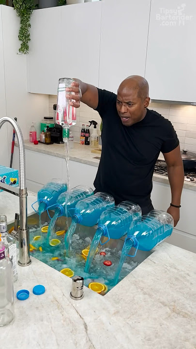 Blue Sink Jungle Juice #cocktail