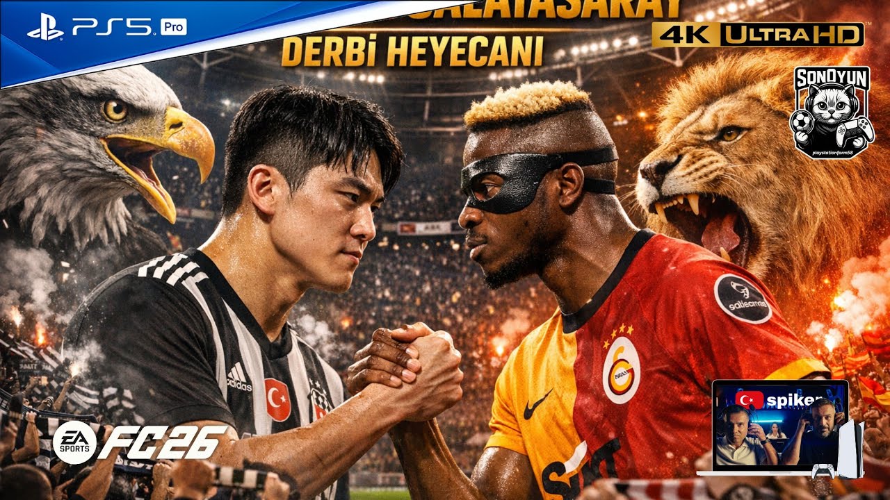 FC 26 – Beşiktaş vs Galatasaray | Süper Lig Derbi Maçı | PS5™ Pro [4K60]