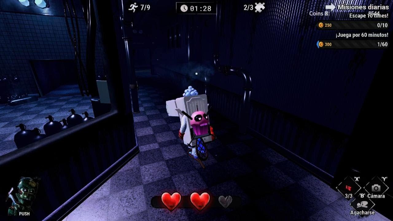 jugando la parte 2 de noches animatrónicas