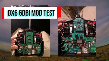 Spektrum DX6 6dbi Antenna Mod Test