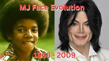 Michael Jackson’s Face Evolution (1958 - 2009) 0 to 50 Years Old