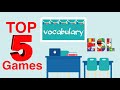 Top 5 Games! How to teach vocabulary