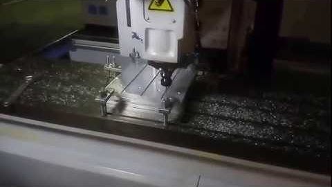 Small Aluminum Profile drilling milling tapping by 3 Axis CNC Machining center