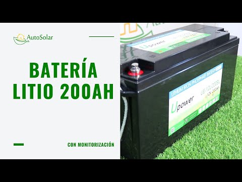 Batería Litio 12V 200Ah UPower Ecoline AutoSolar 