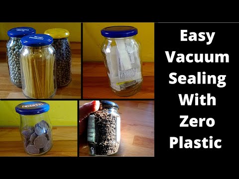 How to vacuum seal virtually anything without using any single use plastics
