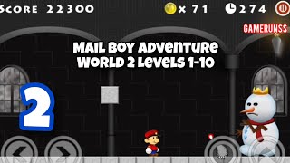 Mail Boy Adventure - Gameplay Walkthrough Android Part 2 - World 2 Levels 1-10 screenshot 4