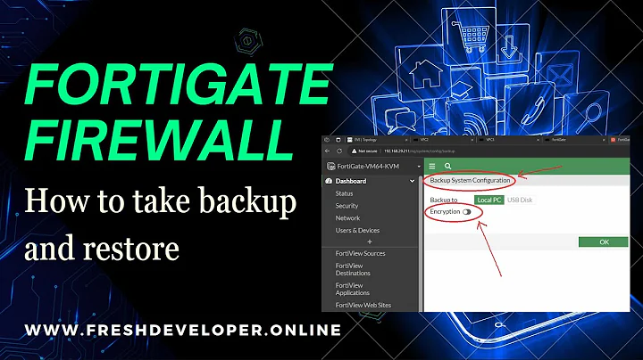 FortiGate Firewall Backup and Restore | Fortinet firewall