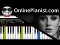 Adele - Skyfall (James Bond Theme) - Piano Tutorial