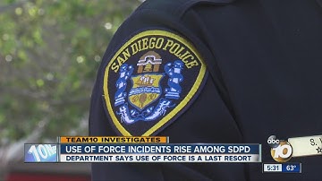 Statistics show rise in use-of-force incidents among SDPD