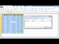 Sort Columns or Rows