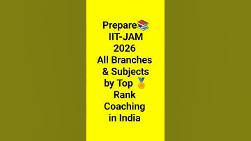 Prepare IIT-JAM 2026 Exam By Top Rank Online Coaching! #iitjam #iitjampreparation #iitjam2026 #iit