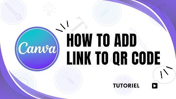 How to add link to qr code in Canva