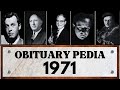 Famous Celebrities And People We Lost In 1971 Obituary In 1971 Famous Celebrities And People We Lost In 1971 Obituary In 1971