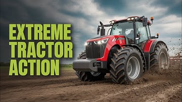Realistic Tractor Driving Simulator: A Day in the Life of a Farmer