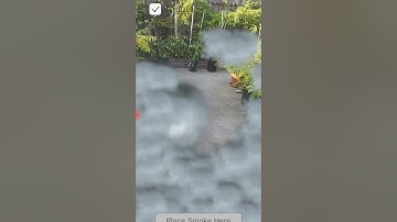 Playing around with Google ARCore Depth API to make a garden fire