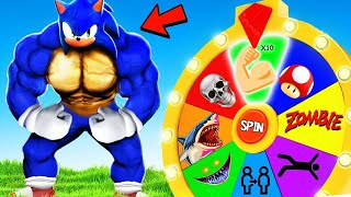 Girando la RULETA de la SUERTE de SONIC Mods de GTA 5