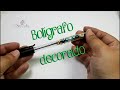 Aprende a decorar tus bolígrafos... Cómo decorar con alambre y perlas una pluma.