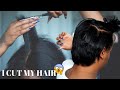 I CUT MY OWN HAIR! 😱 | Laurasia Andrea Natural Hair